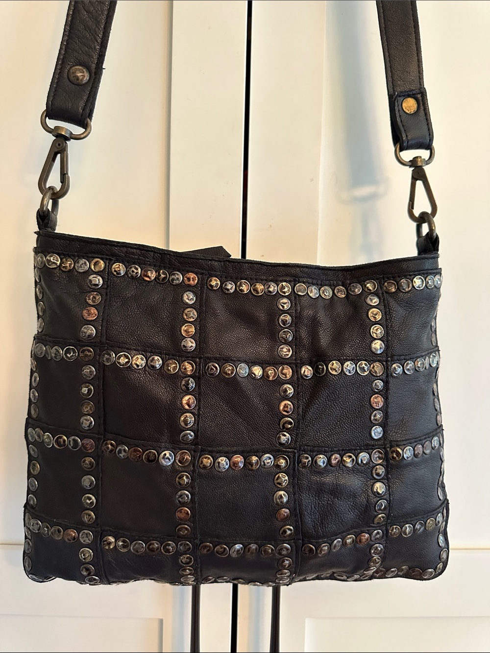 COSTANZA ROTA STUDDED CROSSBODY BAG -Made in Italy